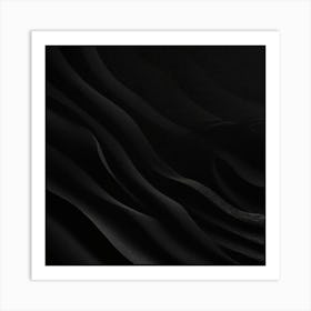 Abstract Black Background Art Print