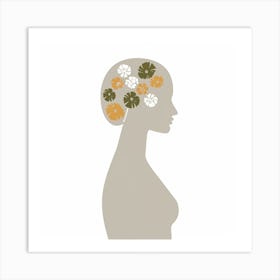 Flower Head Art Print