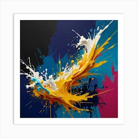 Abstract Painting 18 Art Print