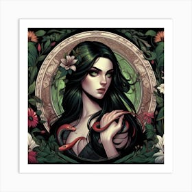 Elven Woman Art Print