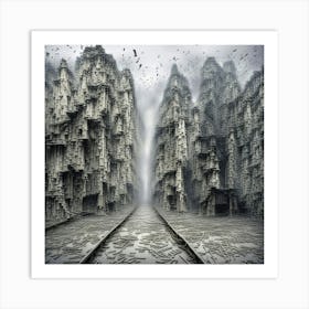 Train Tracks Art Print