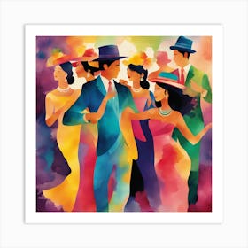 Rhythmic Soirée Art Print