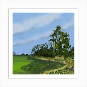 Bents Lane Art Print