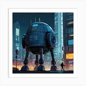 Robotic Giant Art Print