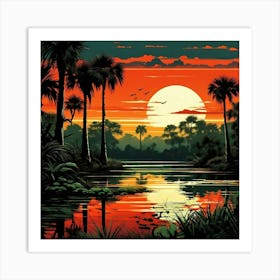 Everglades Florida Art Print