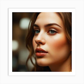 Portrait Of A Young Woman 2 Art Print