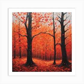 Autumn Forest 1 Art Print