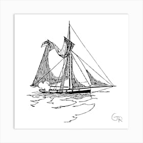 Sail Boat Art Print