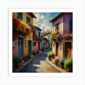 Colorful Street Art Print