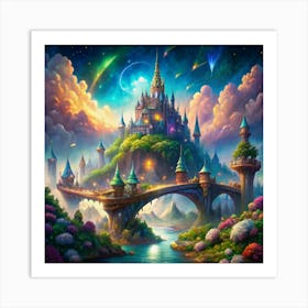 Castle In The Sky Art Print