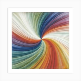 Rainbow Swirl Art Print