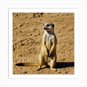 Meerkat 3 Art Print