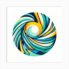 Abstract Wave Art Print