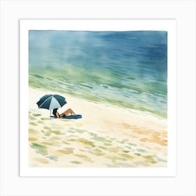 Day At The Beach 2 Art Print