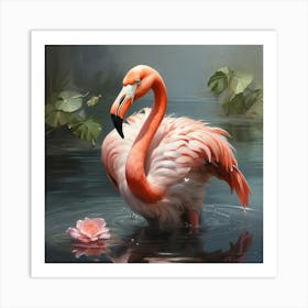 Flamingo 1 Art Print