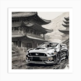 Ford Mustang Gt 1 Art Print