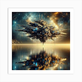 Spaceship 7 Art Print