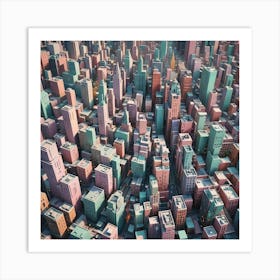 Cityscape 49 Art Print