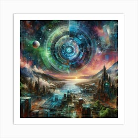 Space City 1 Art Print