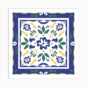 Mediterranean Tile Art Print