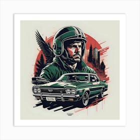 Ford Mustang 1 Art Print