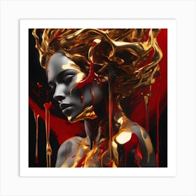 'Blood And Gold' Art Print