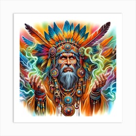 Indian Chief Art Print