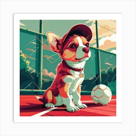 Corgi Dog Art Print