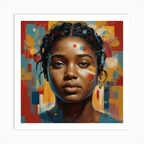 African American Woman Art Print