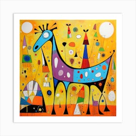 Giraffe 2 Art Print