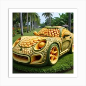 Fruit car Art Print