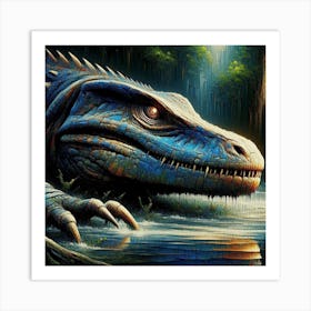 Iguana 2 Art Print