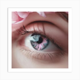 Pink Eye 3 Art Print