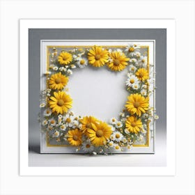 Daisy Frame 6 Art Print