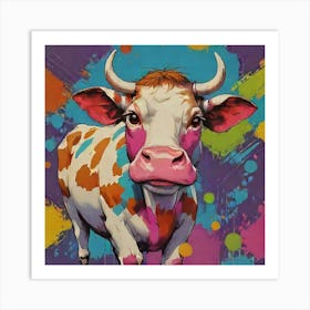 Cow Painting Art Print