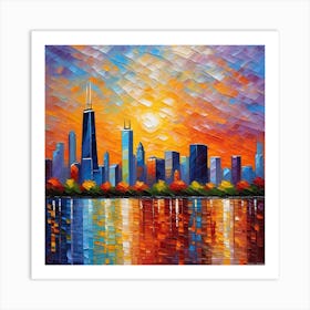 Skyline Reimagened 2 Art Print