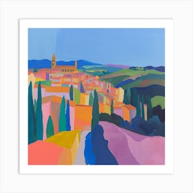 Abstract Travel Collection Florence Italy 6 Art Print