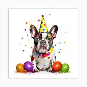 Birthday Dog 3 Art Print