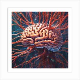 Brain 6 Art Print