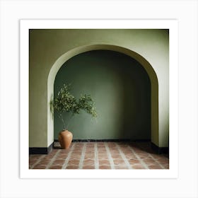 Room With Green Walls Art Print