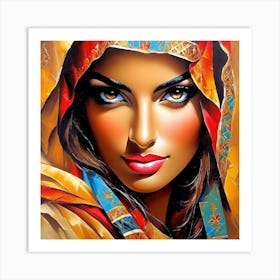 Exotic Beauty Artwork 250 Art Print