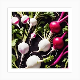 Radishes 49 Art Print