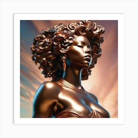 Beautiful Nubian Woman Art Print