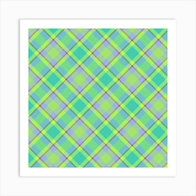 Plaid Pattern 3 Art Print