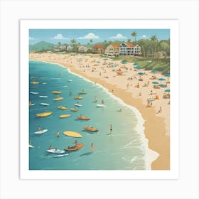 Kailua Beach Art Print