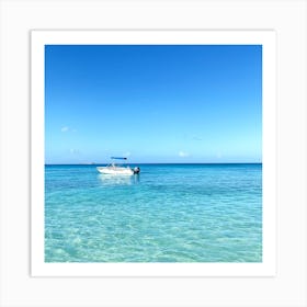 Caribbean Clear Blue Water Art Print