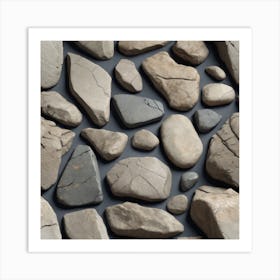 Rock Wall 2 Art Print