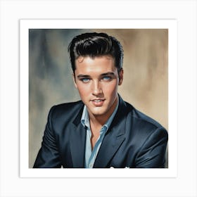 Legend Elvis Presley Art Print