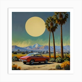 Leonardo Lightning California Art 1 Art Print