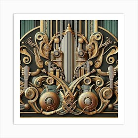 Steampunk Art Art Print